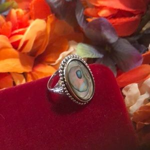 Abalone adjustable ring size